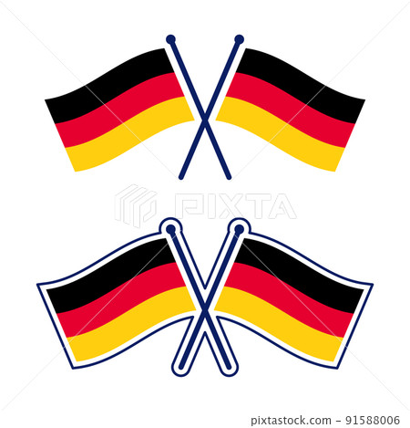 越過德國國旗圖標集 91588006