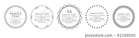 Fashionable frame design. Trendy treatment Fashionable frame design. Trendy treatment 91589505