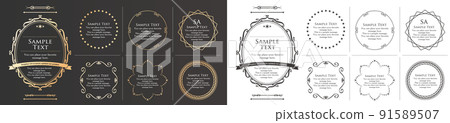 Fashionable frame design. Trendy treatment Fashionable frame design. Trendy treatment 91589507