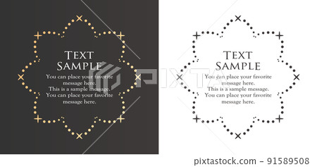 Fashionable frame design. Trendy treatment Fashionable frame design. Trendy treatment 91589508