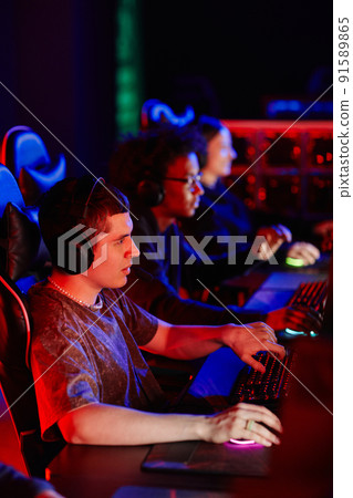 Gamers in Cyber Sports Club Gamers in Cyber Sports Club 91589865