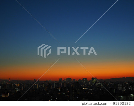 Dusk sky Dusk sky 91590122