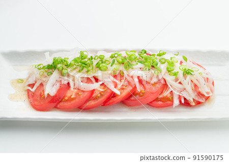 Tomato and onion salad Tomato and onion salad 91590175