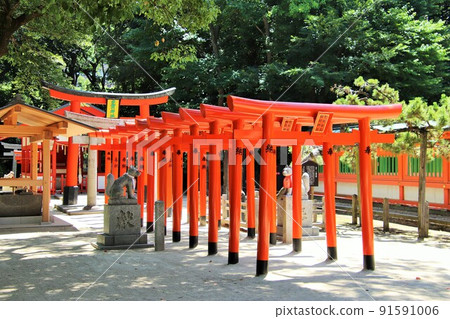 福岡市住吉神社的新熊白須稻荷神社 91591006