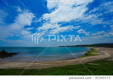 Laomei Green Reef on the northern coast of Taiwan. Famous photography location. Laomei Green Reef on the northern coast of Taiwan. Famous photography location. 91593573