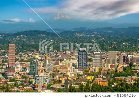 Portland city downtown skyline  cityscape of Oregon, in USA Portland city downtown skyline  cityscape of Oregon, in USA 91594210