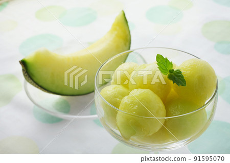 Melon cut image Melon cut image 91595070