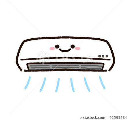 可愛的空調角色 可愛的空調角色 91595284