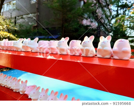 京都岡崎神社(東天王)兔運二段 京都岡崎神社(東天王)兔運二段 91595668