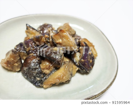 Stir-fried delicious eggplant with miso Stir-fried delicious eggplant with miso 91595964