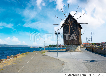 nessebar, bulgaria - sep 2, 2019 91596212