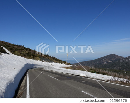 Snow Corridor Snow Wall Zao Echo Line Snow Corridor Snow Wall Zao Echo Line 91596876