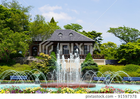 Hakone Gora Park Early Summer Scenery 91597378