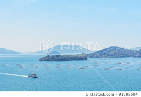 Scenery in Setouchi, somewhere in Higashi-Hiroshima City, Hiroshima Prefecture 91598694