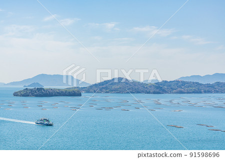 Scenery in Setouchi, somewhere in Higashi-Hiroshima City, Hiroshima Prefecture 91598696