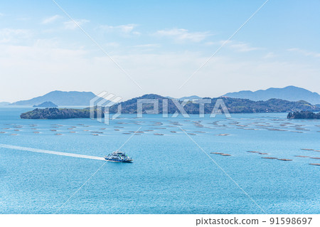 Scenery in Setouchi, somewhere in Higashi-Hiroshima City, Hiroshima Prefecture 91598697
