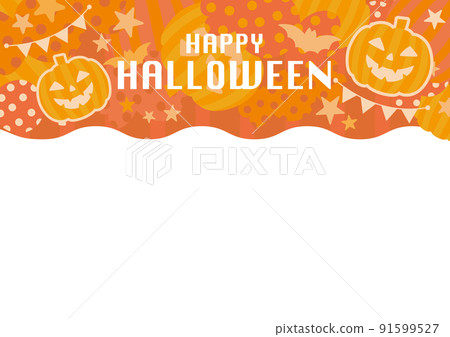 Halloween Jack O Lantern Frame 91599527
