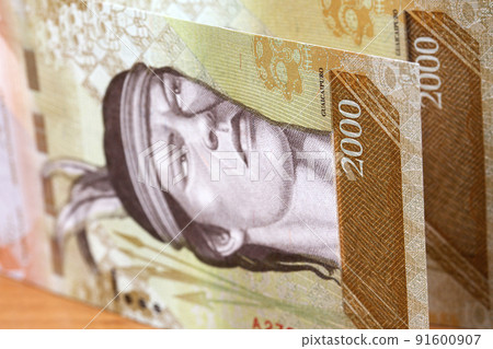 Venezuelan money - 2000 Bolivares - a background Venezuelan money - 2000 Bolivares - a background 91600907