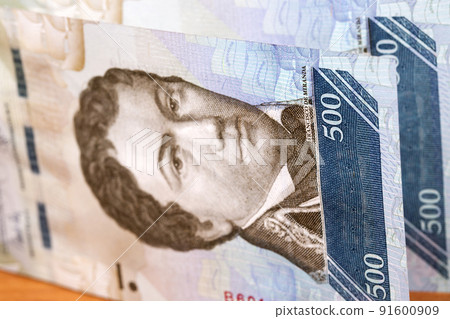 Venezuelan money - 500 Bolivares - a background Venezuelan money - 500 Bolivares - a background 91600909