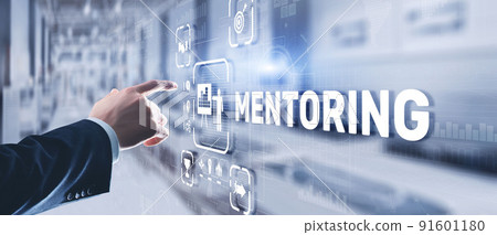 Mentoring Motivation Coaching Career Business Technology concept Mentoring Motivation Coaching Career Business Technology concept 91601180