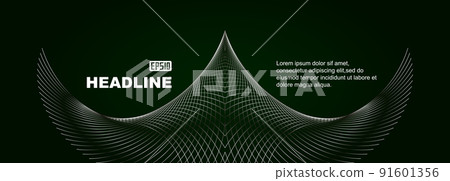 黑灰金屬銀質感翼囊飛行線千條抽像圖形。 黑灰金屬銀質感翼囊飛行線千條抽像圖形。 91601356