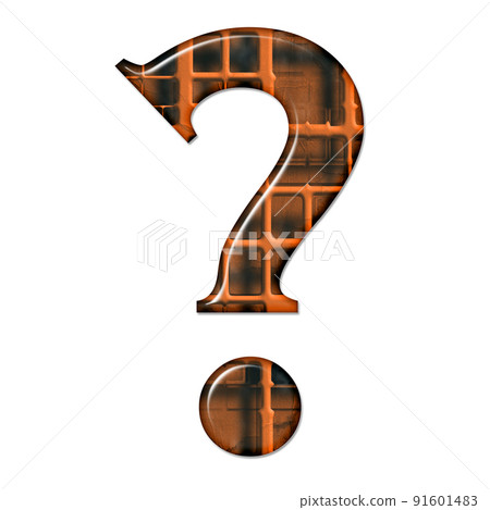 3D render of composite material symbol, sign and shape 91601483