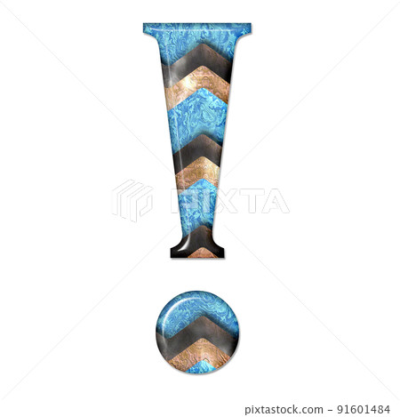 3D render of composite material symbol, sign and shape 91601484