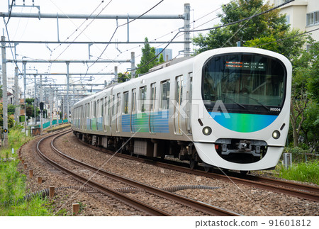 鐵道西武新宿線30000系列特快本川越志 鐵道西武新宿線30000系列特快本川越志 91601812