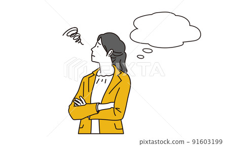 Asian woman suffering from arm crossing Asian woman suffering from arm crossing 91603199