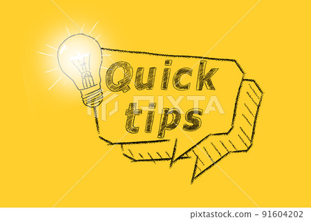 Quick tips badge 91604202