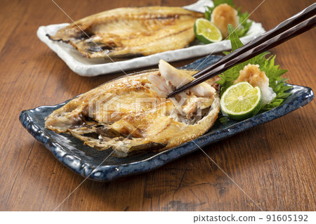 Opening of horse mackerel  Opening of horse mackerel 91605192