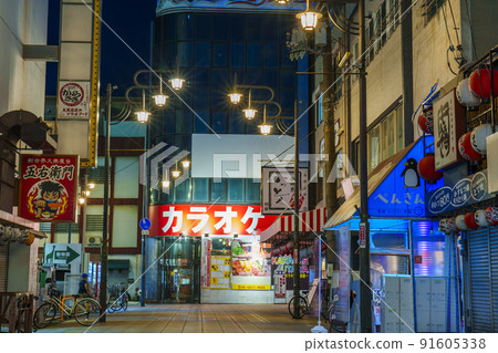 大阪新世界夜景（新世界本通） 91605338