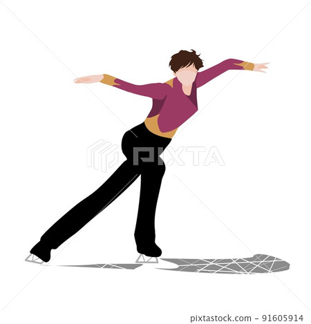 花樣滑冰男童0705紅色無主線 91605914