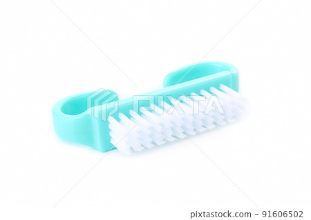 Nail care brush isolated on white background Nail care brush isolated on white background 91606502