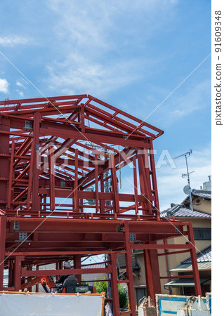 Steel-framed building structure Steel-framed structure 91609348