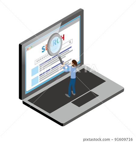 Laptop SEO image 91609716