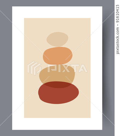 Printable wall art vector poster set. Printable wall art vector poster set. 91610415