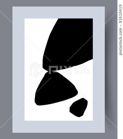 Printable wall art vector poster set. Printable wall art vector poster set. 91610419