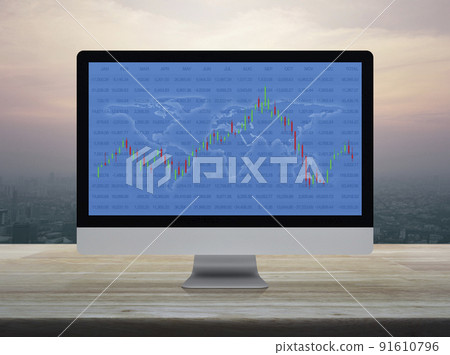 Business investment online concept, Elements of this image furnished by NASA 91610796