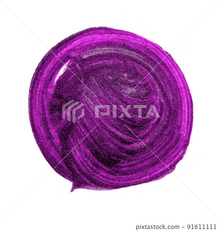 Acrylic velvet violet circle isolated on white background. Watercolor round shape Acrylic velvet violet circle isolated on white background. Watercolor round shape 91611111