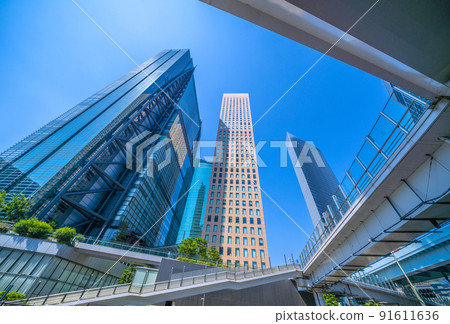 Tokyo cityscape in Japan The hottest days in the city center for 7 consecutive days ... Shiodome where the figure disappeared due to the heat ... The number of people infected with corona increased sharply ... = July 1st 91611636