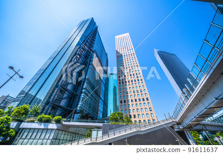 Tokyo cityscape in Japan The hottest days in the city center for 7 consecutive days ... Shiodome where the figure disappeared due to the heat ... The number of people infected with corona increased sharply ... = July 1st 91611637