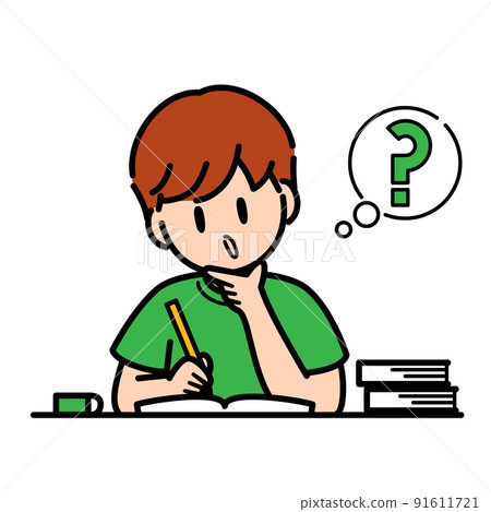 男孩學習疑惑 91611721