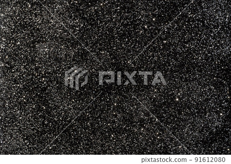 Black glitter sparkle background texture. Scattered abstract background for any celebration 91612080