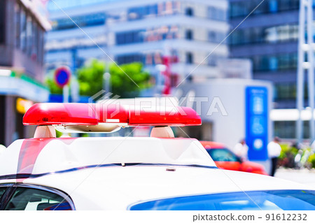 Police car police patrol [image of security] 91612232