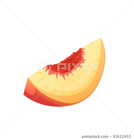 fruit peach cartoon vector fruit peach cartoon vector 91612453