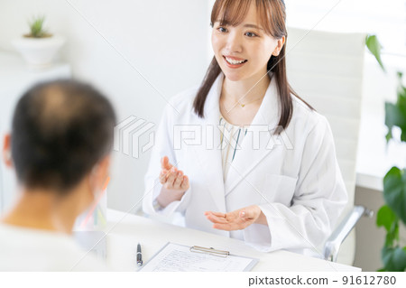 頭髮稀疏治療諮詢實驗室外套 91612780