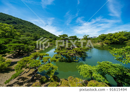 [Takamatsu City] Ritsurin Garden North Lake 91615494
