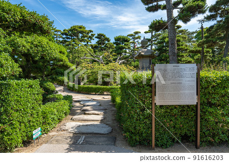 [Kagawa Prefecture] Takamatsu Castle Ruins Hiunkaku Garden 91616203