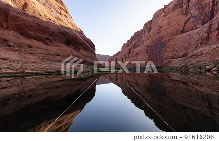 Colorado River in Glen Canyon, Arizona, United States of America. Colorado River in Glen Canyon, Arizona, United States of America. 91616206